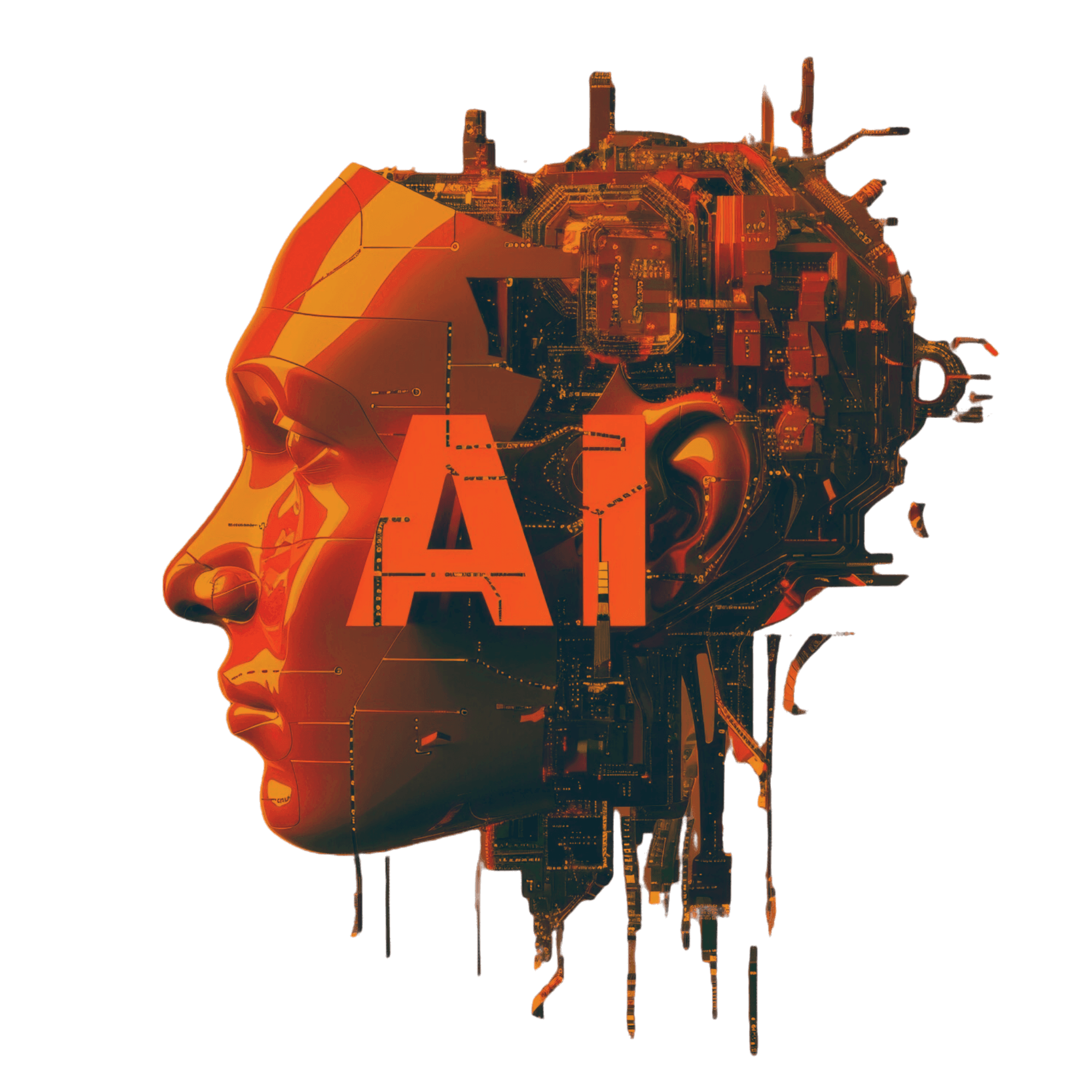 ai robot head